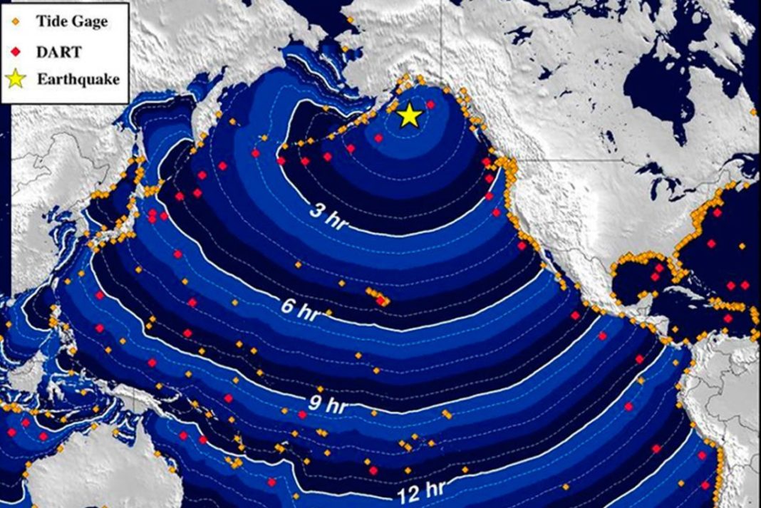 Cancelan alerta de tsunami por sismo de 7,9 grados en Alaska
