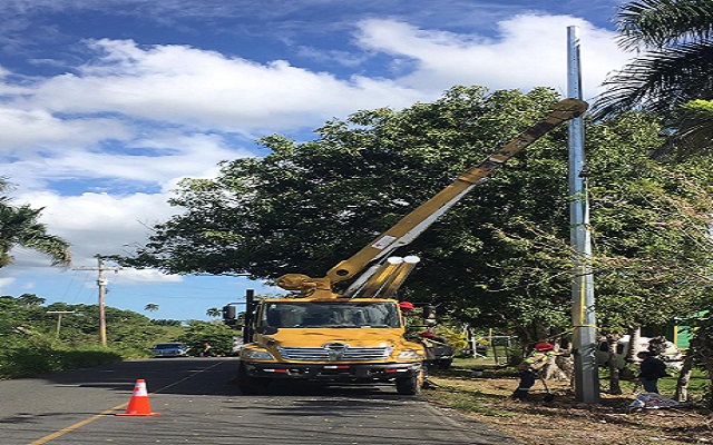 EDE Este trabaja en Nisibón EDE Este advierte sobre doble circuito eléctrico en Nisibón